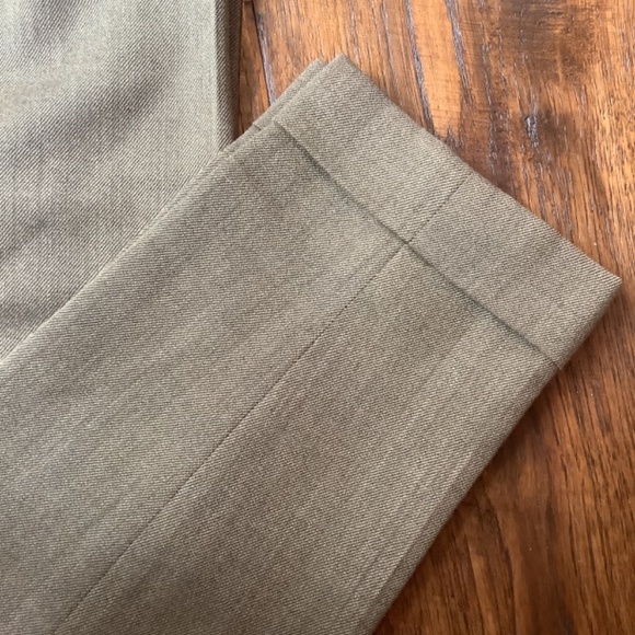 TALBOTS COLLECTION. SIZE 4. DARK BROWN TWEED, WOOL DRESS PANTS. - Picture 8 of 8